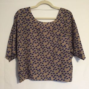 NWOT Elephant Crop Top